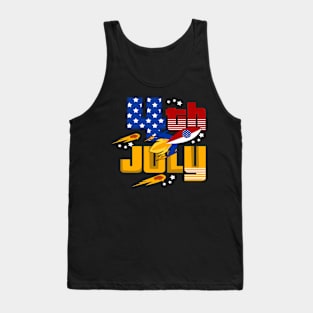 America Shirt 4th of July Patriotic T-shirt holiday Tank Top